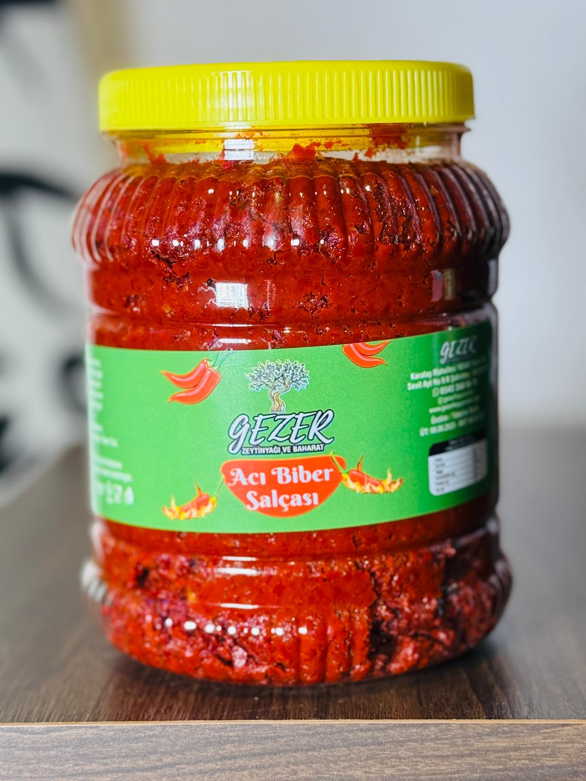 YÖRESEL ACI BİBER SALÇASI